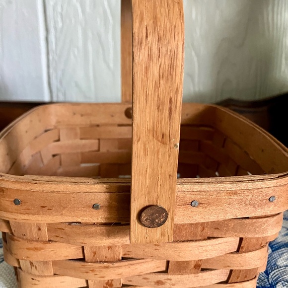 Vintage Longaberger 7 in. Woven Basket - Picture 2 of 7